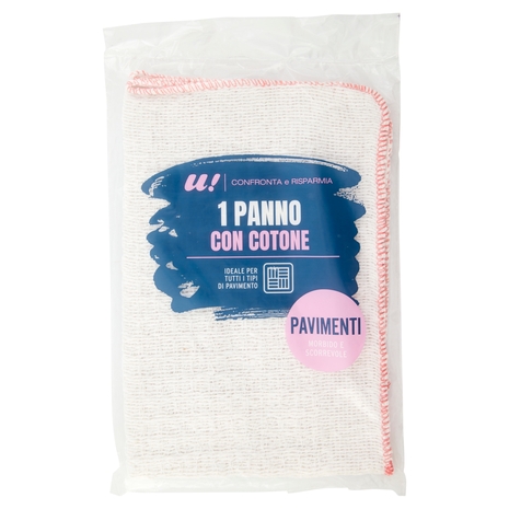 1 Panno con Cotone per Pavimenti U! Confronta e Risparmia